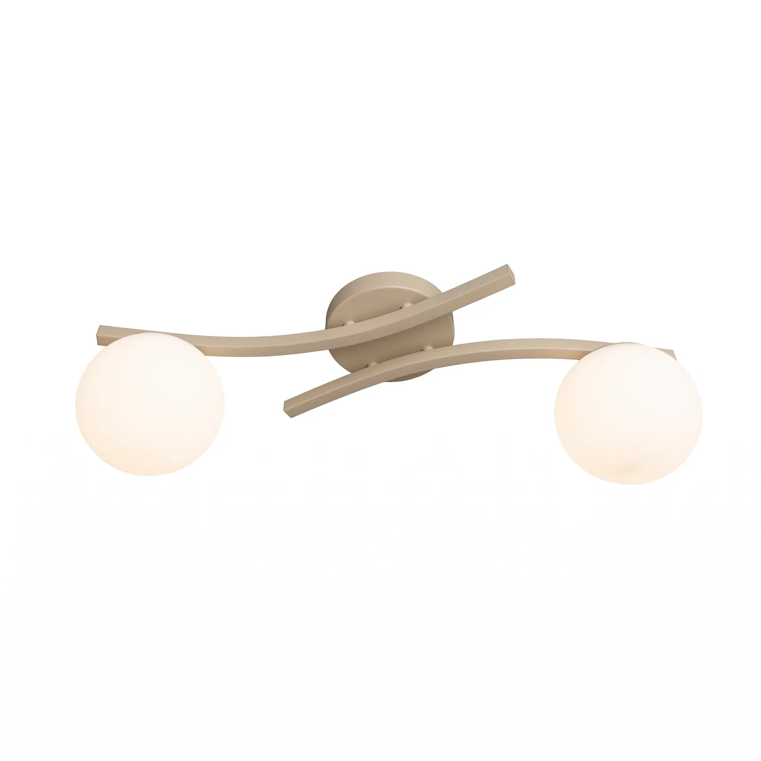 Lampa sufitowa OPUS 2 beżowy biały