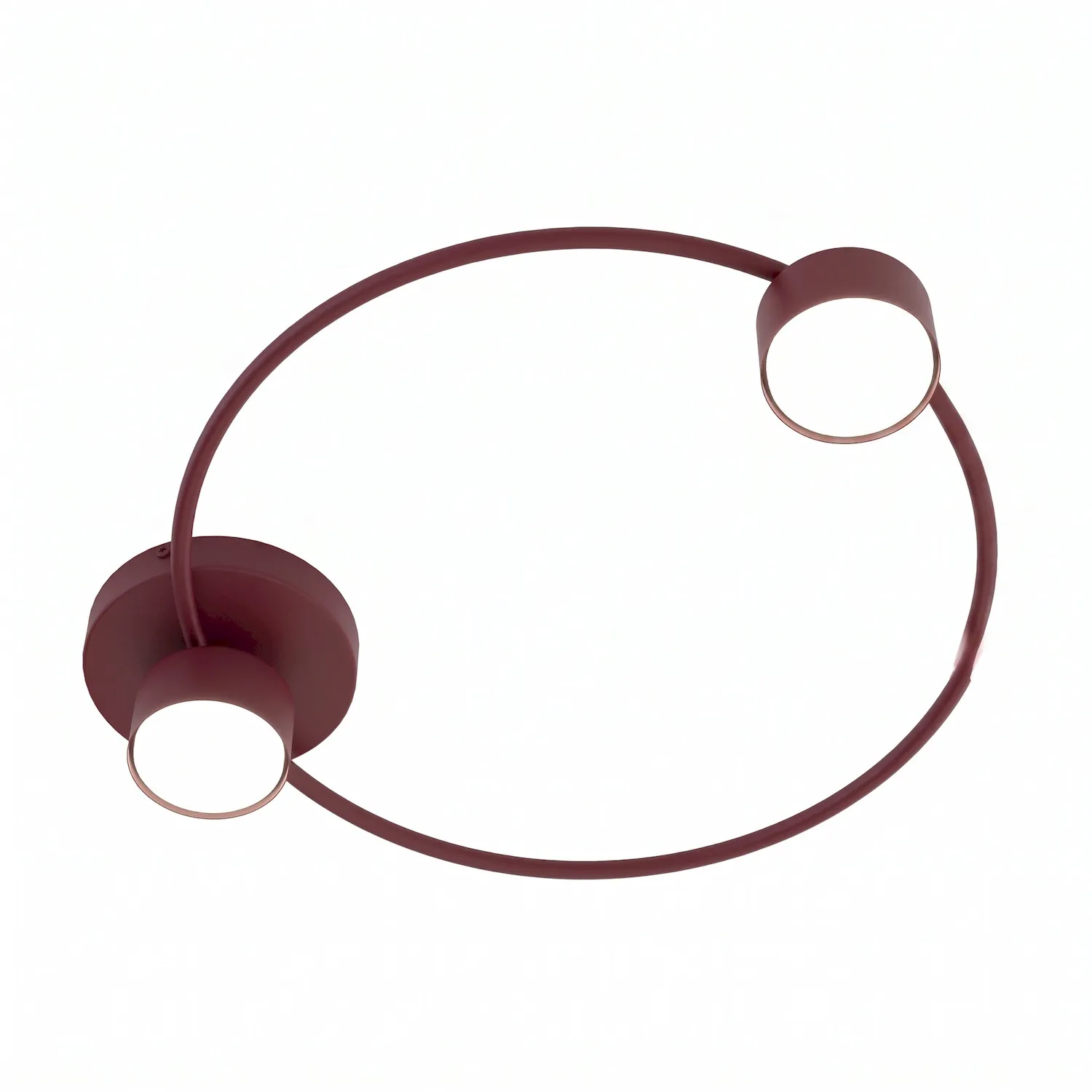 Lampa sufitowa LUCIO 2 burgund