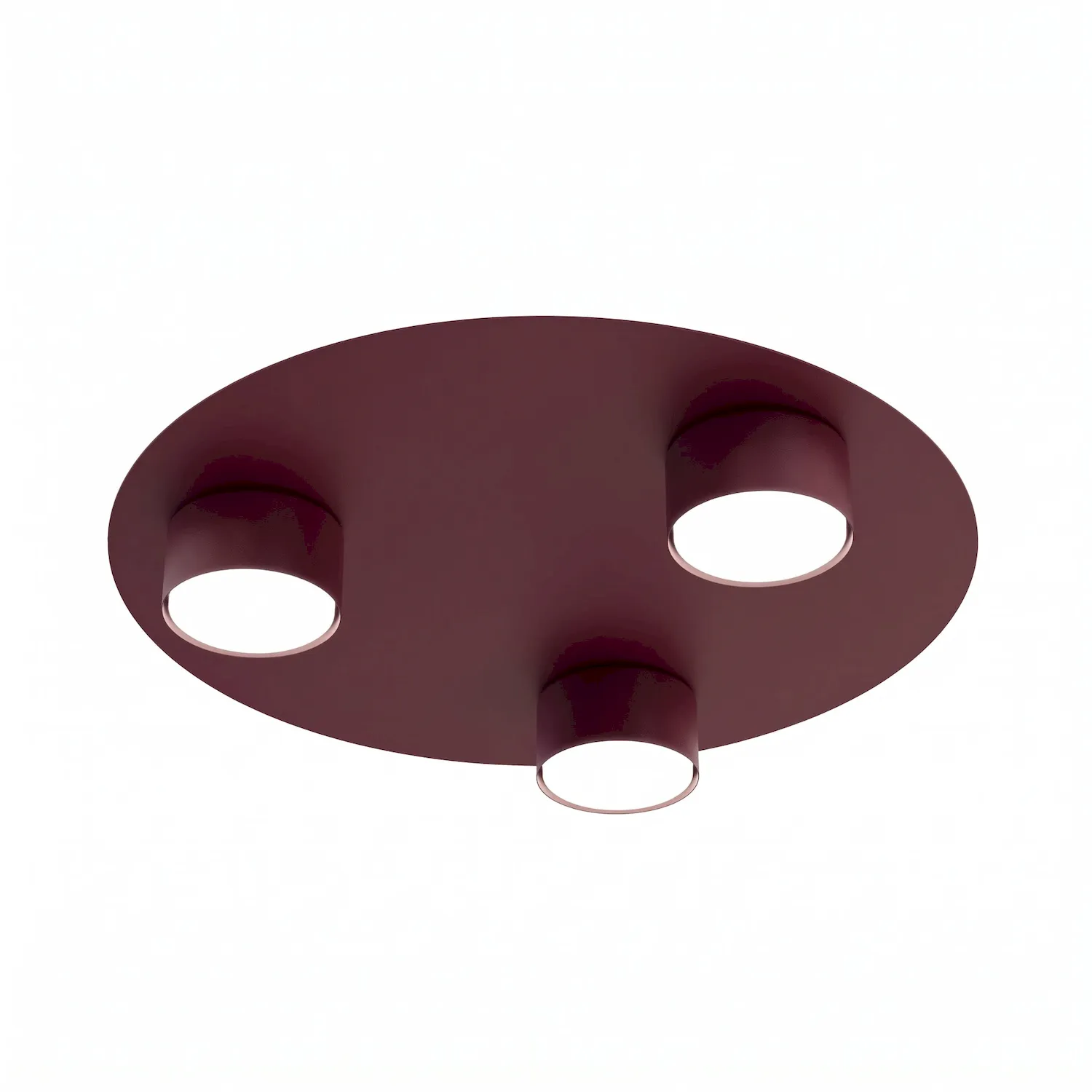 Lampa sufitowa BOLX 3 plafon burgund Lampa sufitowa BOLX 3 plafon burgund