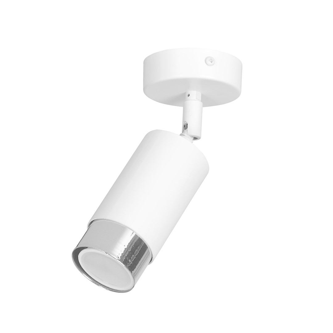 Lampa sufitowa HIRO 1 biały chrom