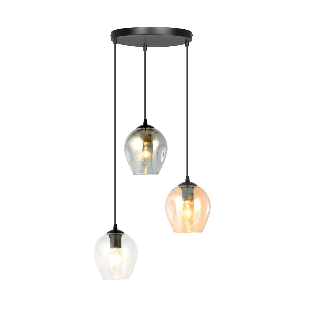 Lampa sufitowa ISTAR 3 PREM czarny MIX
