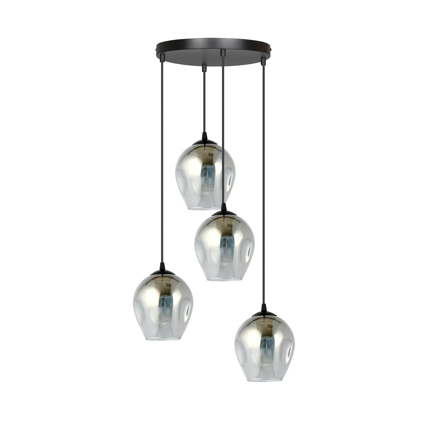 Lampa wisząca ISTAR 4 PREM czarny grafitowy