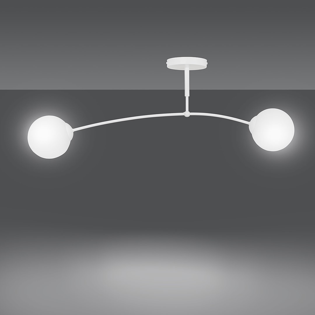 Lampa sufitowa PREGOS 2 biały