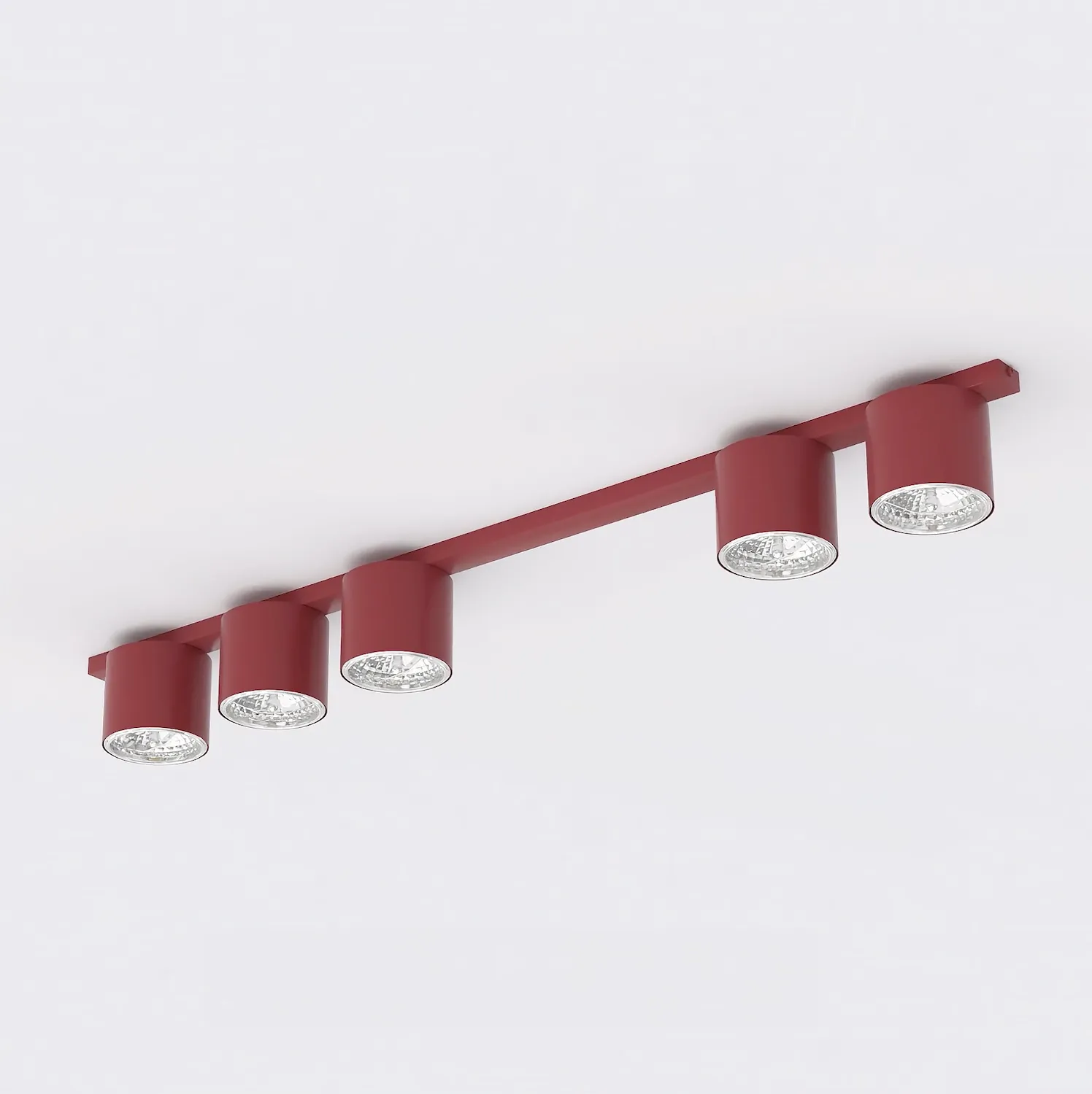 Lampa sufitowa NANO 5 burgund