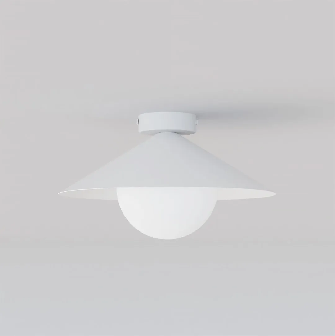 Lampa sufitowa plafon MONO 1S biały opal