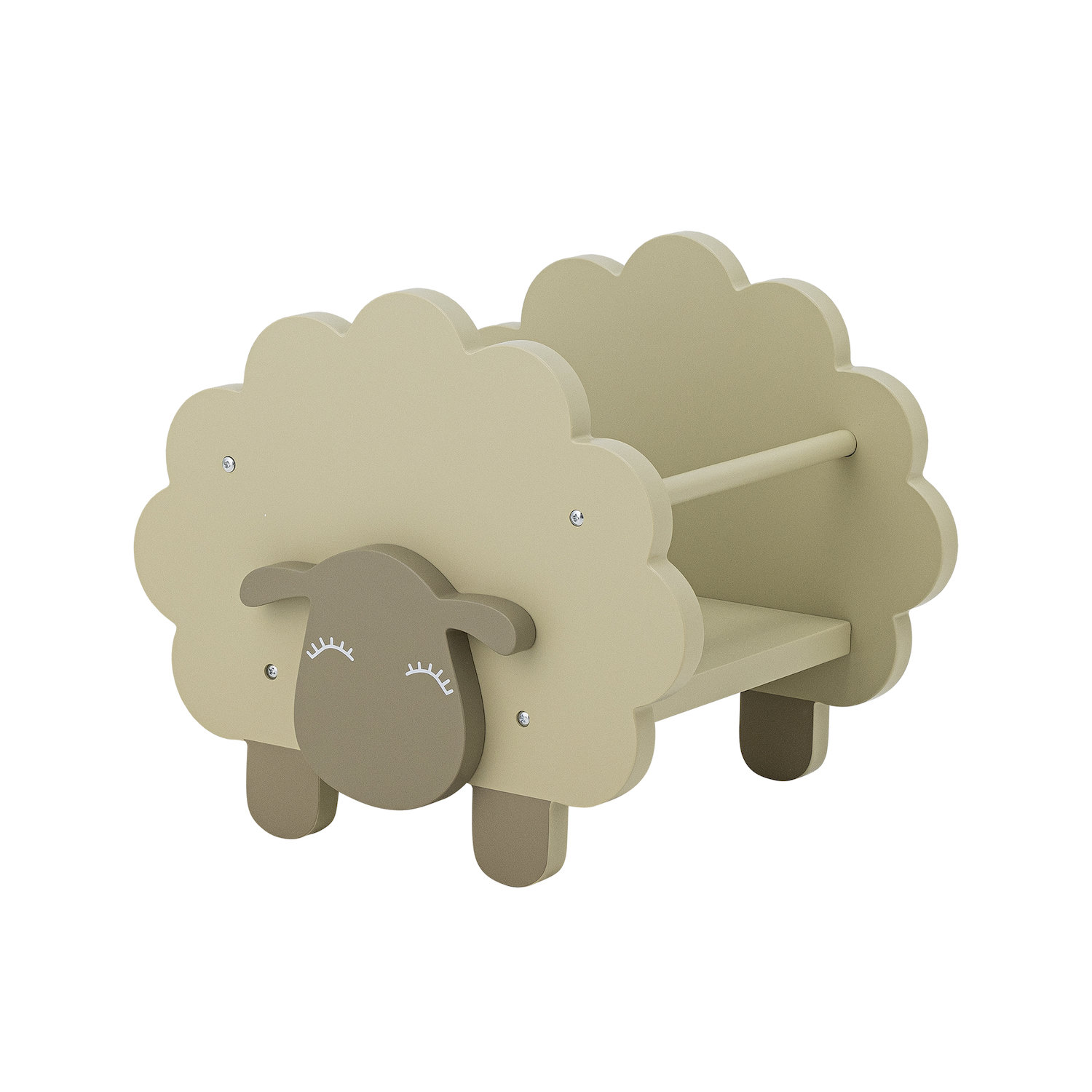 Stojak na książki DOLLY 35 cm zielony
