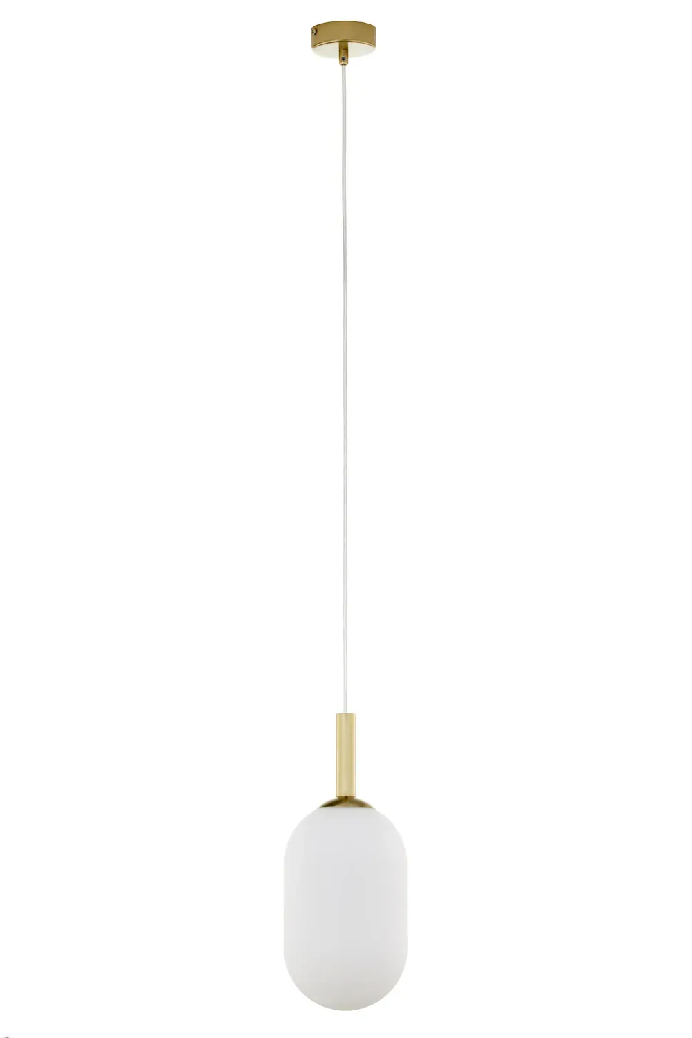 Lampa wisząca PLUUM 1 M złoty biały