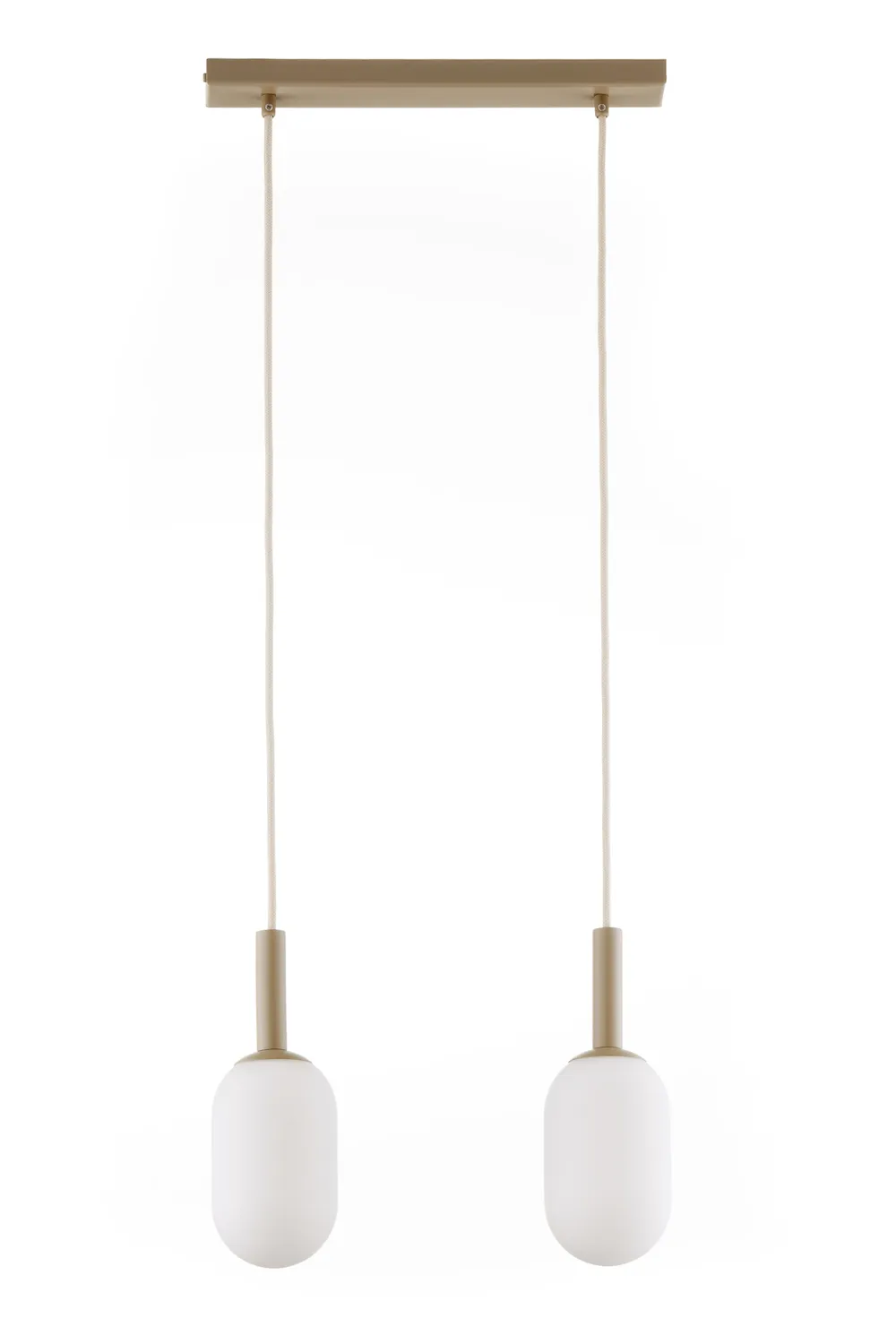 Lampa wisząca PLUUM 2 ciepły beż biały