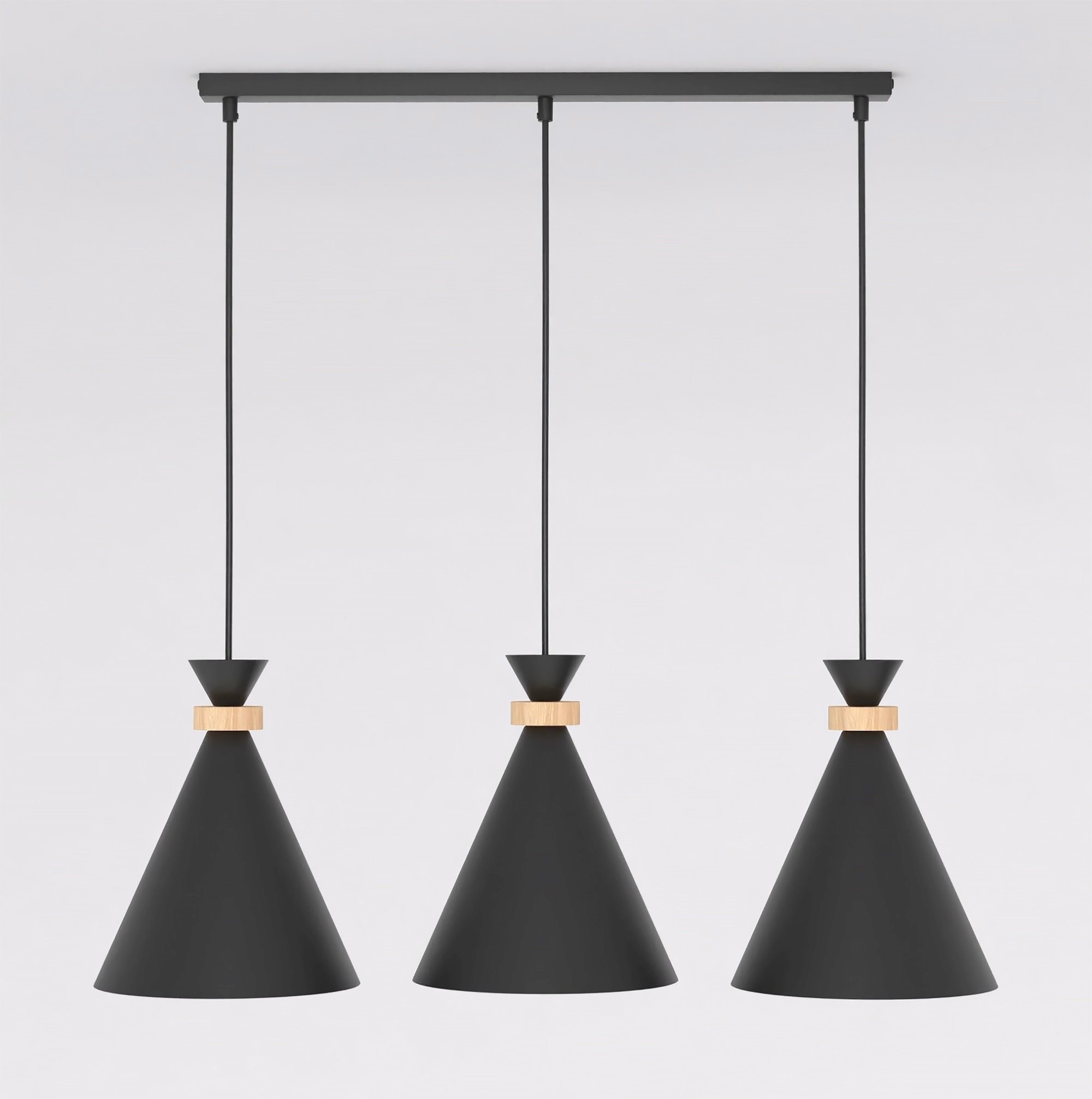 Lampa wisząca ZERO 3 BLACK czarna Lampa wisząca ZERO 3 BLACK czarna