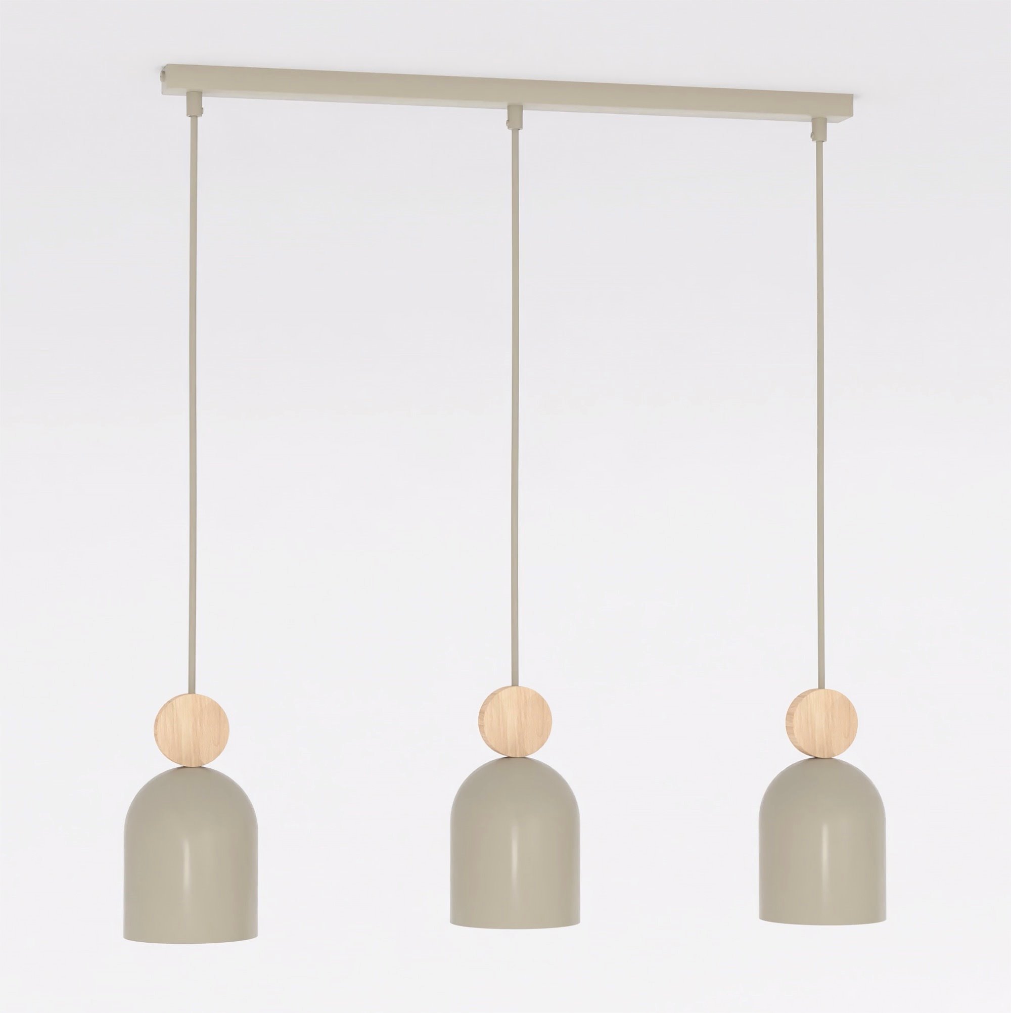 Lampa wisząca MESI 3 MOKKA beżowa