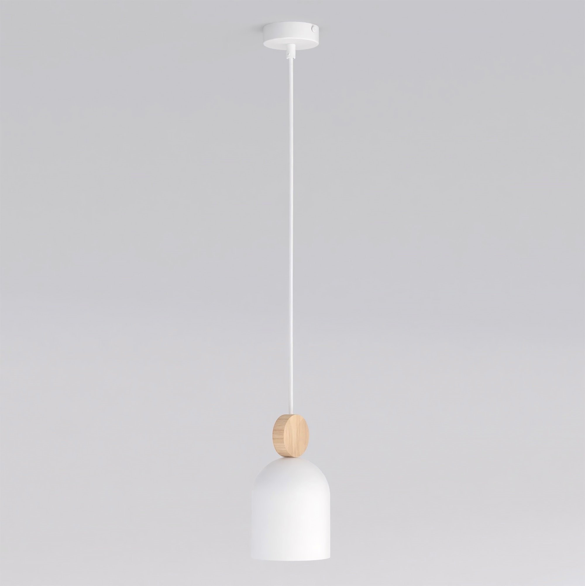 Lampa wisząca MESI 1 biała Lampa wisząca MESI 1 biała