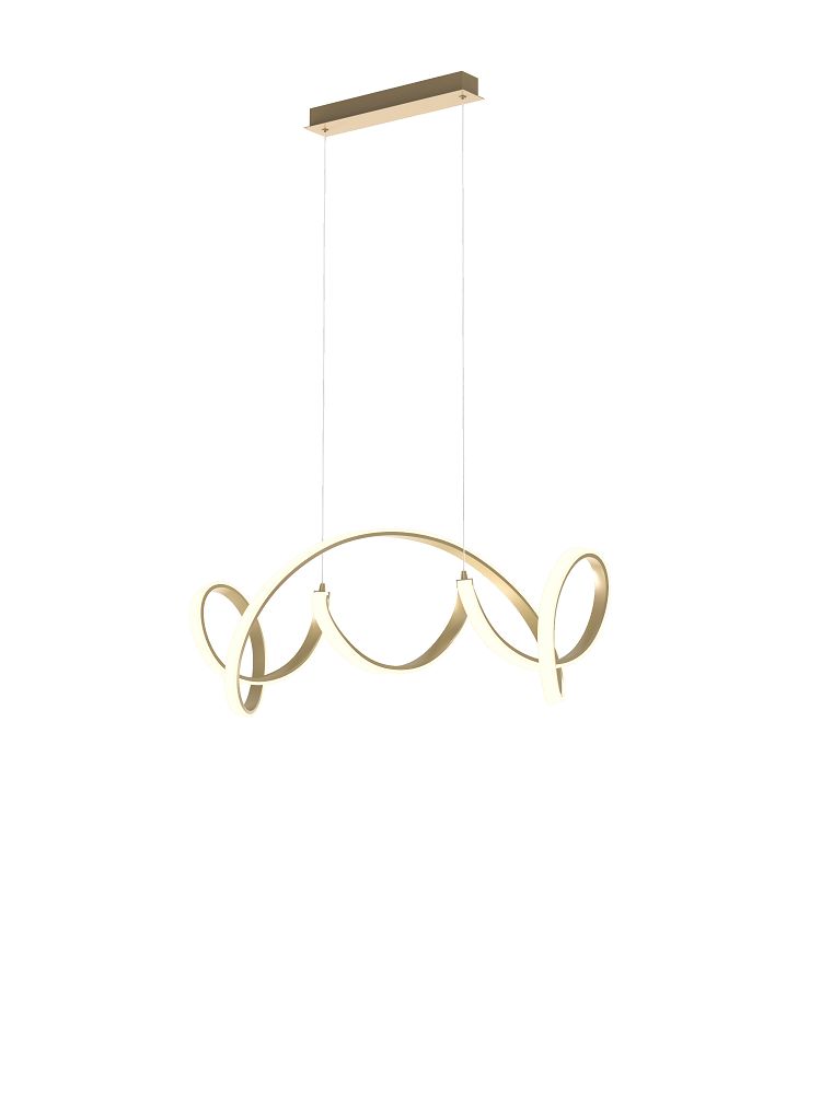 Lampa wisząca TORONTO LED złoty mat
