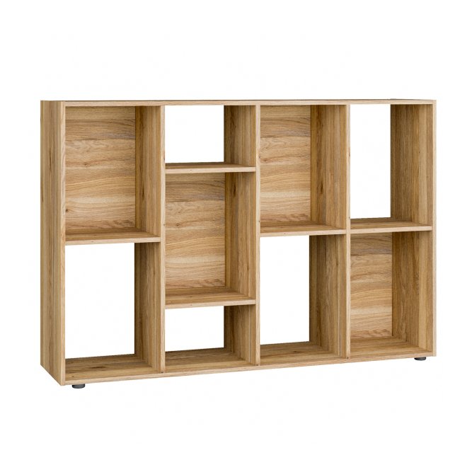 Regał otwarty ORKNEY z 3 półkami 95 cm dąb mauvella Regał otwarty ORKNEY z 3 półkami 95 cm dąb mauvella