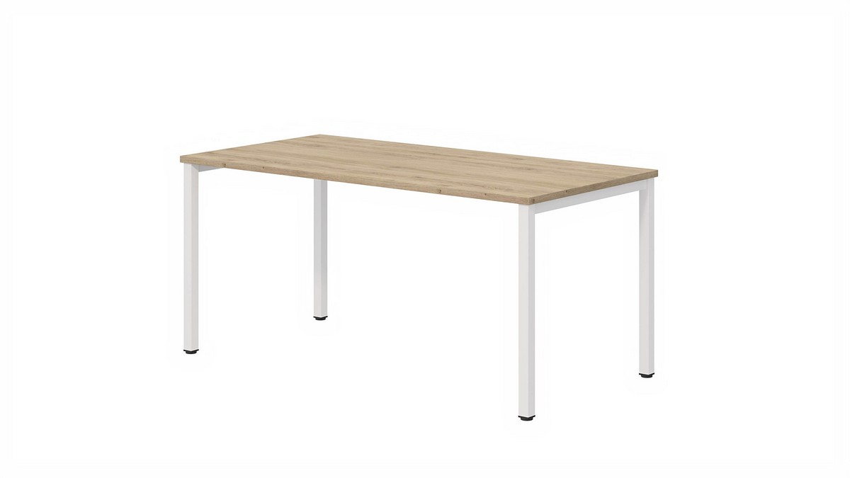 Biurko OP-LITE K II z regulacją wysokości dąb naturalny biały 120x60x74(78)cm Biurko OP-LITE K II z regulacją wysokości dąb naturalny biały 120x60x74(78)cm