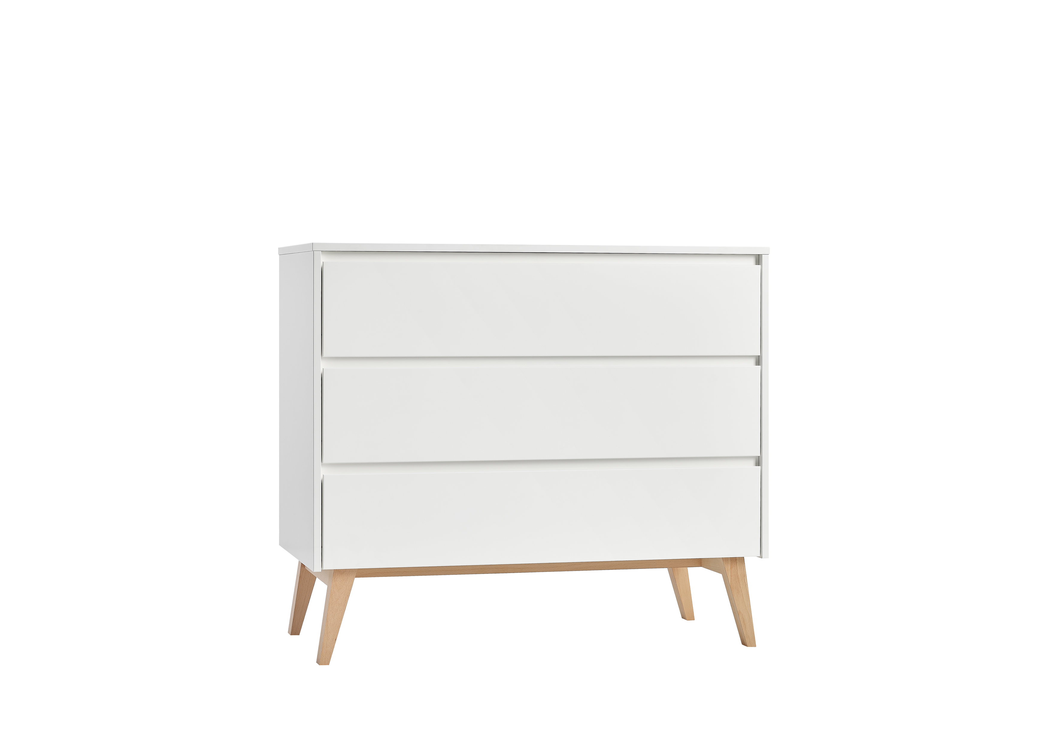 Komoda z szufladami SWING 100 cm biała