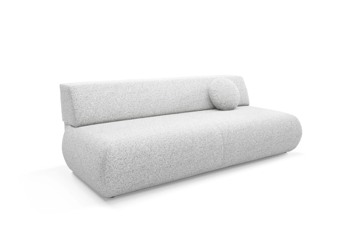 Sofa rozkładana z pojemnikiem PUENTE 214 cm jasnoszara Sofa rozkładana z pojemnikiem PUENTE 214 cm jasnoszara