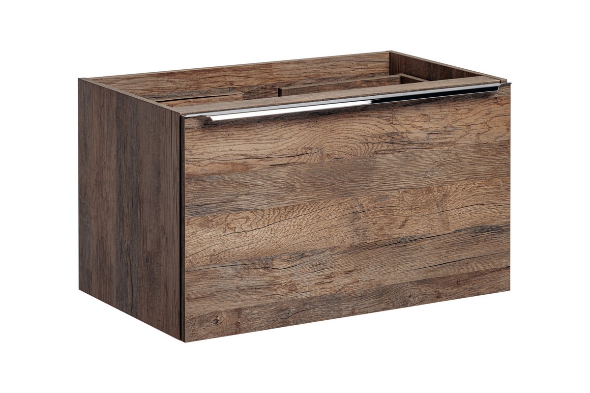 Szafka łazienkowa pod umywalkę SANTA FE dębowa postarzana 80x46cm
