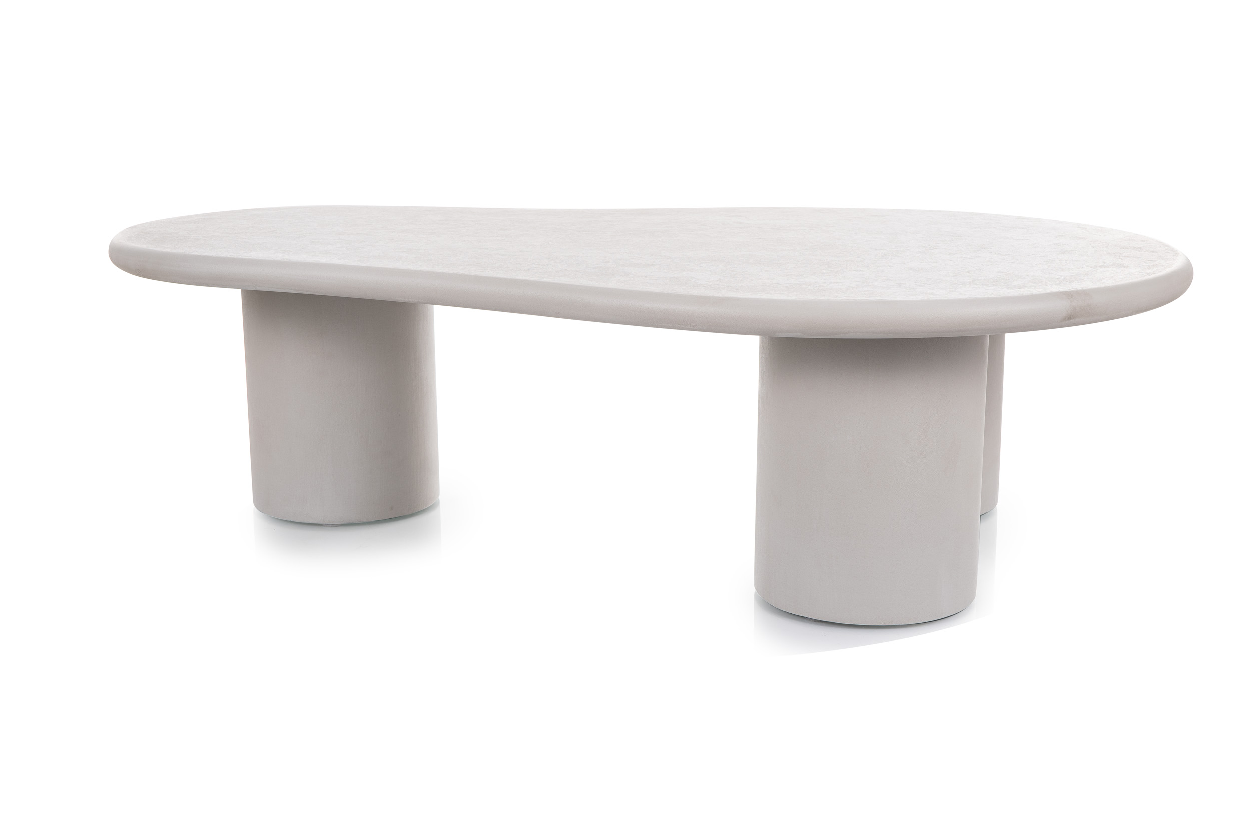 Stolik kawowy SELENA 130x80 jasnoszary Signal