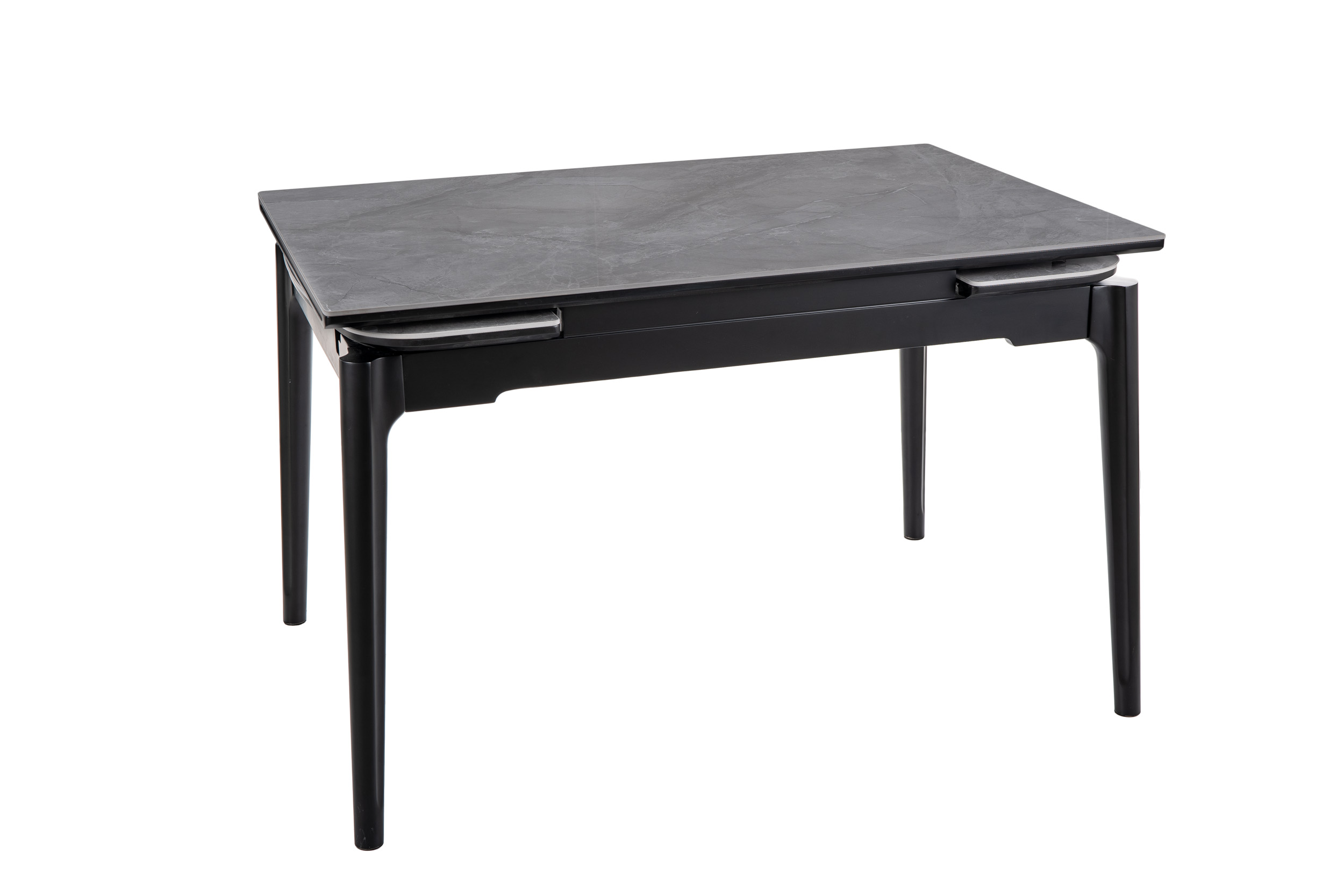 Stół rozkładany ceramiczny SENTO 120(180)x80 szaro-czarny Signal