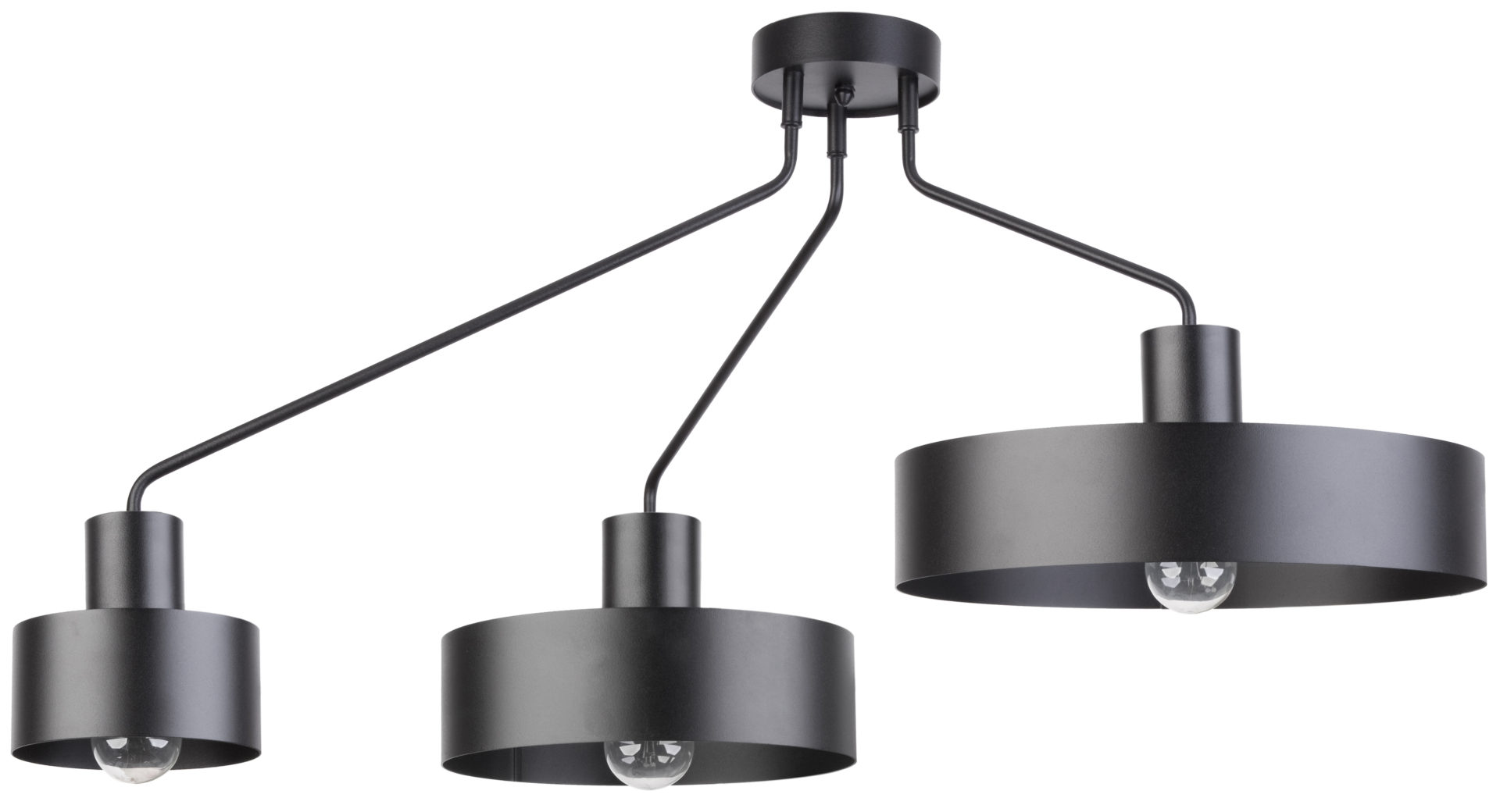 Lampa sufitowa/plafon JUMBO 3 czarny