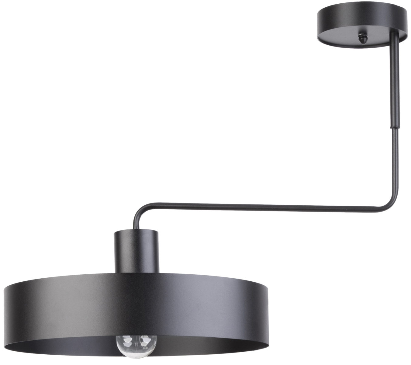 Lampa sufitowa VASCO 1 czarna Lampa sufitowa VASCO 1 czarna