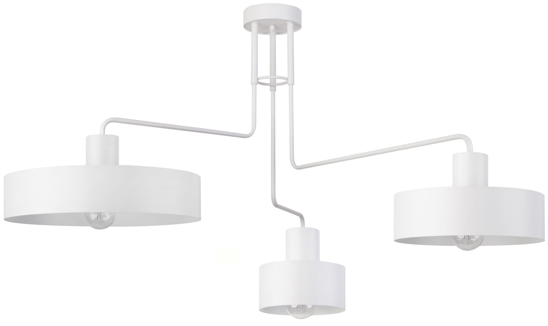 Lampa sufitowa VASCO 3 biała