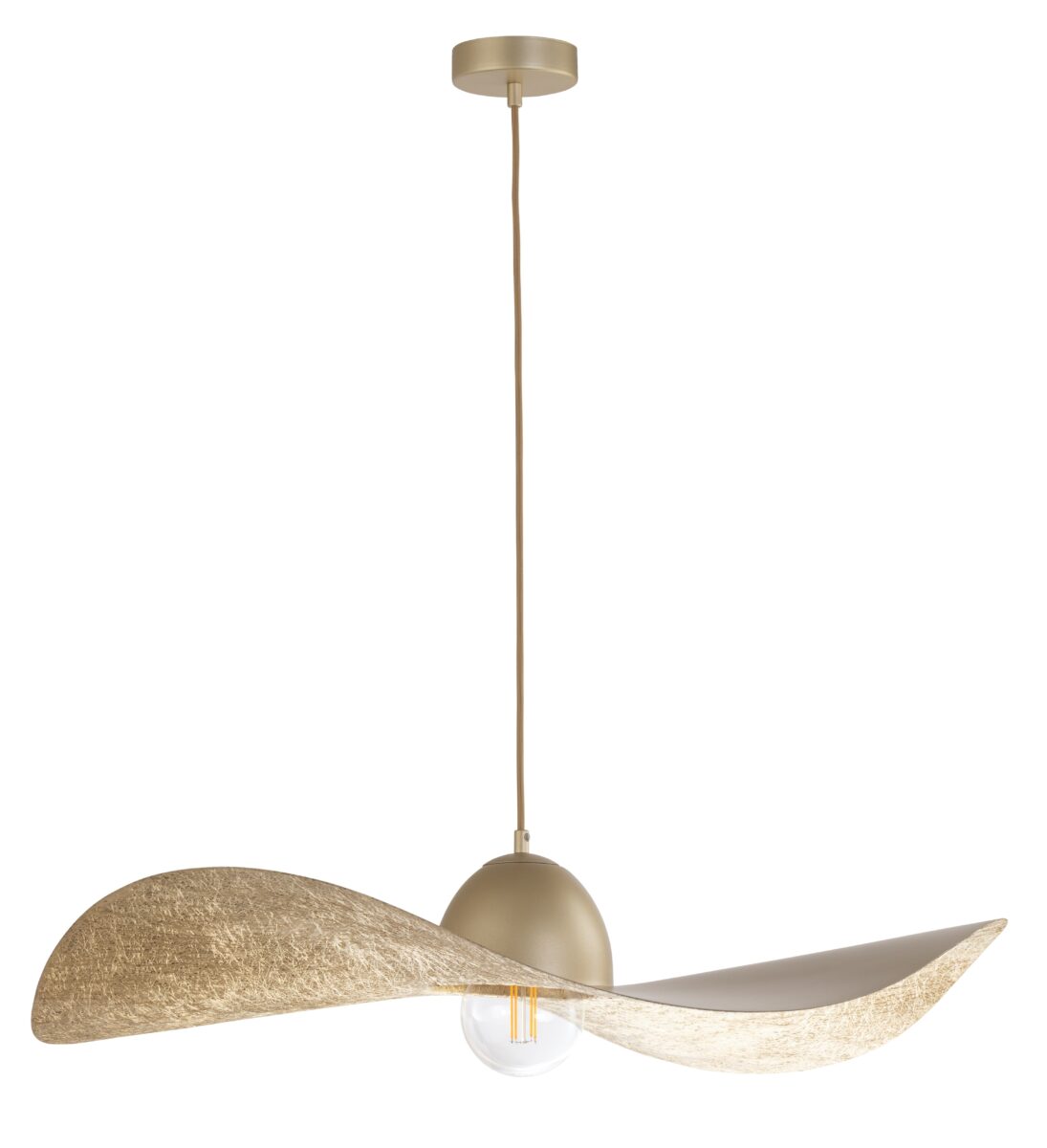 Lampa wisząca KAPELLO L złota