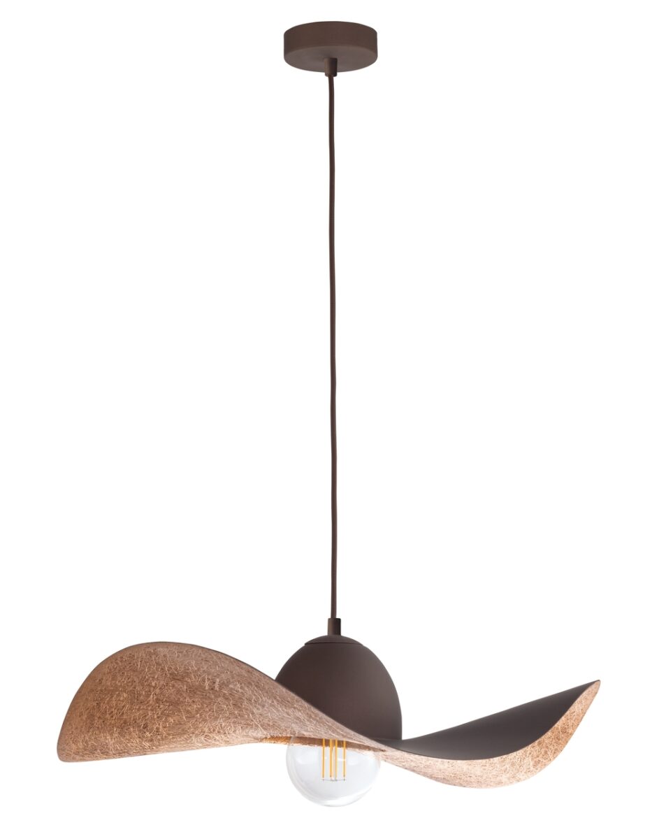 Lampa wisząca KAPELLO M brązowo-miedziana