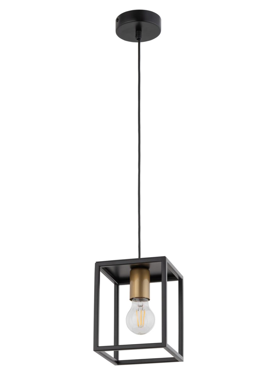 Lampa wisząca VIGO 1 czarno-złota Lampa wisząca VIGO 1 czarno-złota