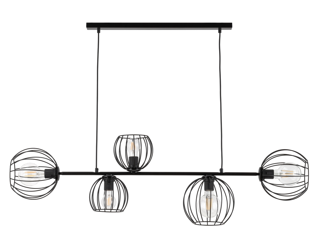 Lampa wisząca MADAM 5 czarna