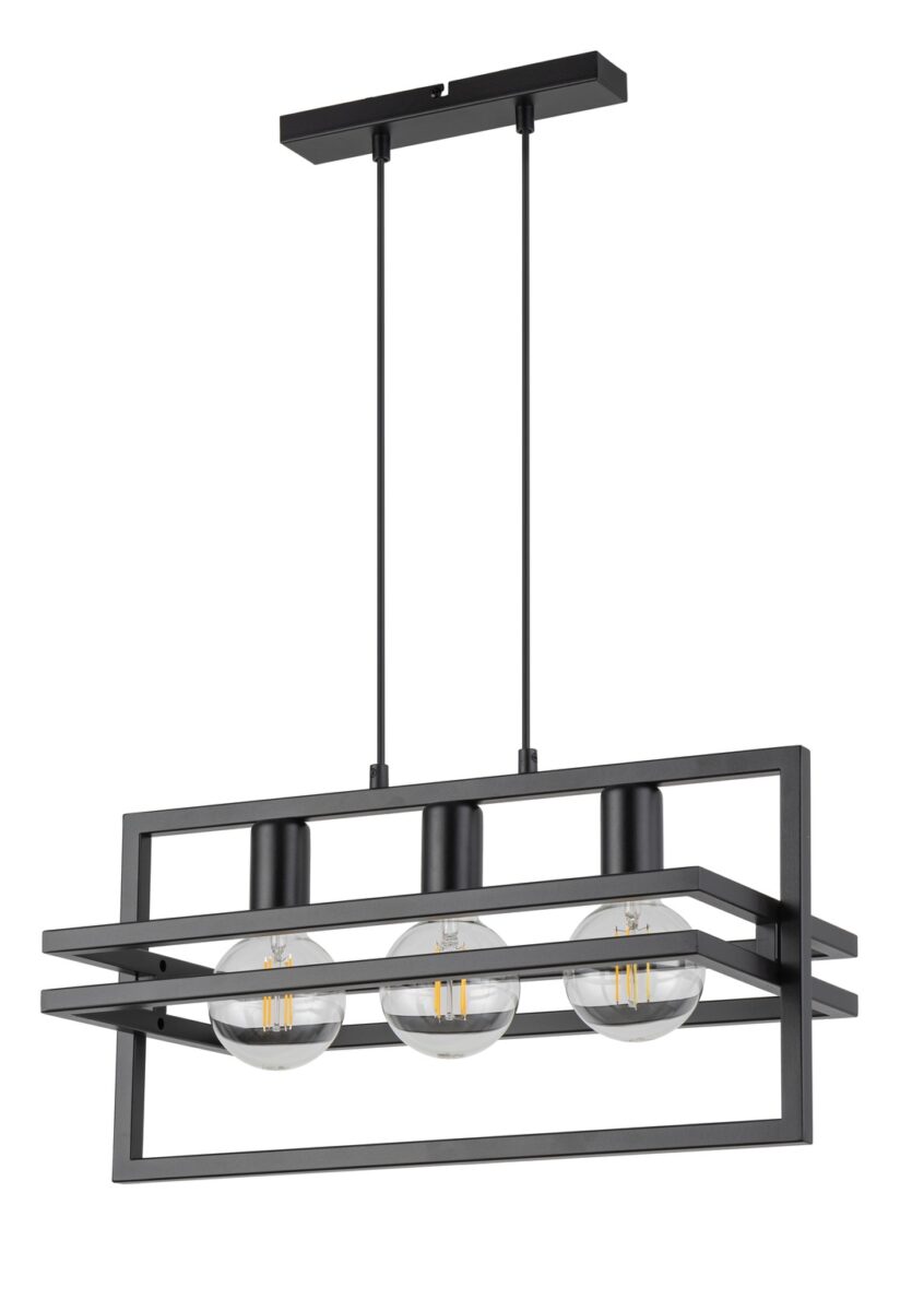 Lampa wisząca MERCI 3 czarna