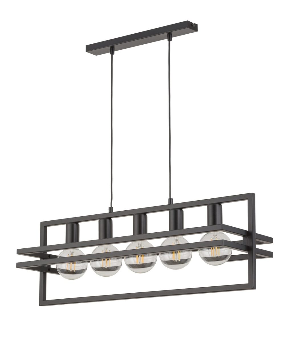 Lampa wisząca MERCI 5 czarna