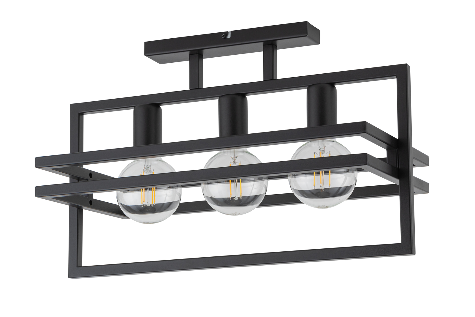 Lampa sufitowa/plafon MERCI 3 czarny