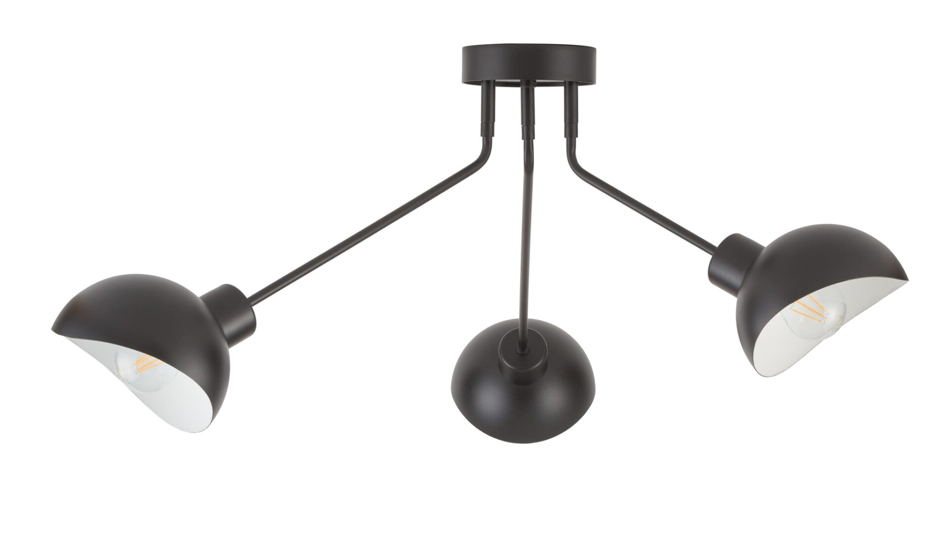 Lampa sufitowa ROY 3 czarna Lampa sufitowa ROY 3 czarna