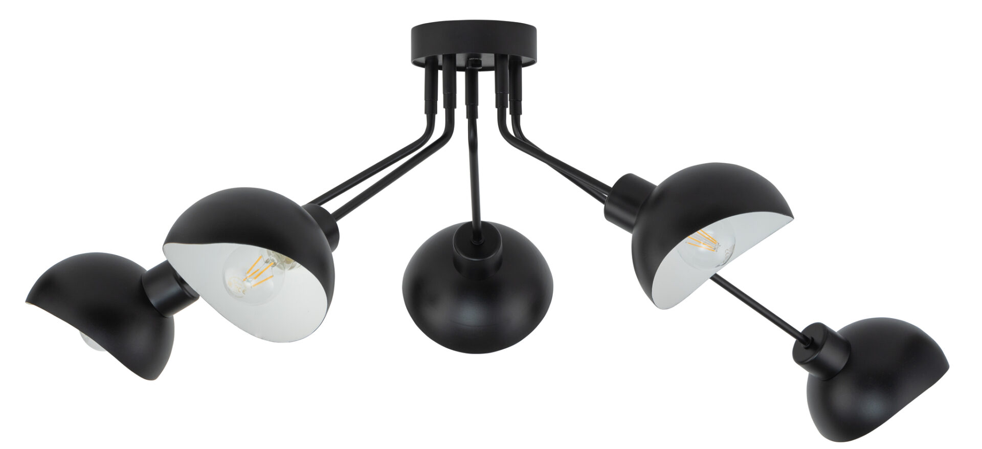 Lampa sufitowa ROY 5 czarna
