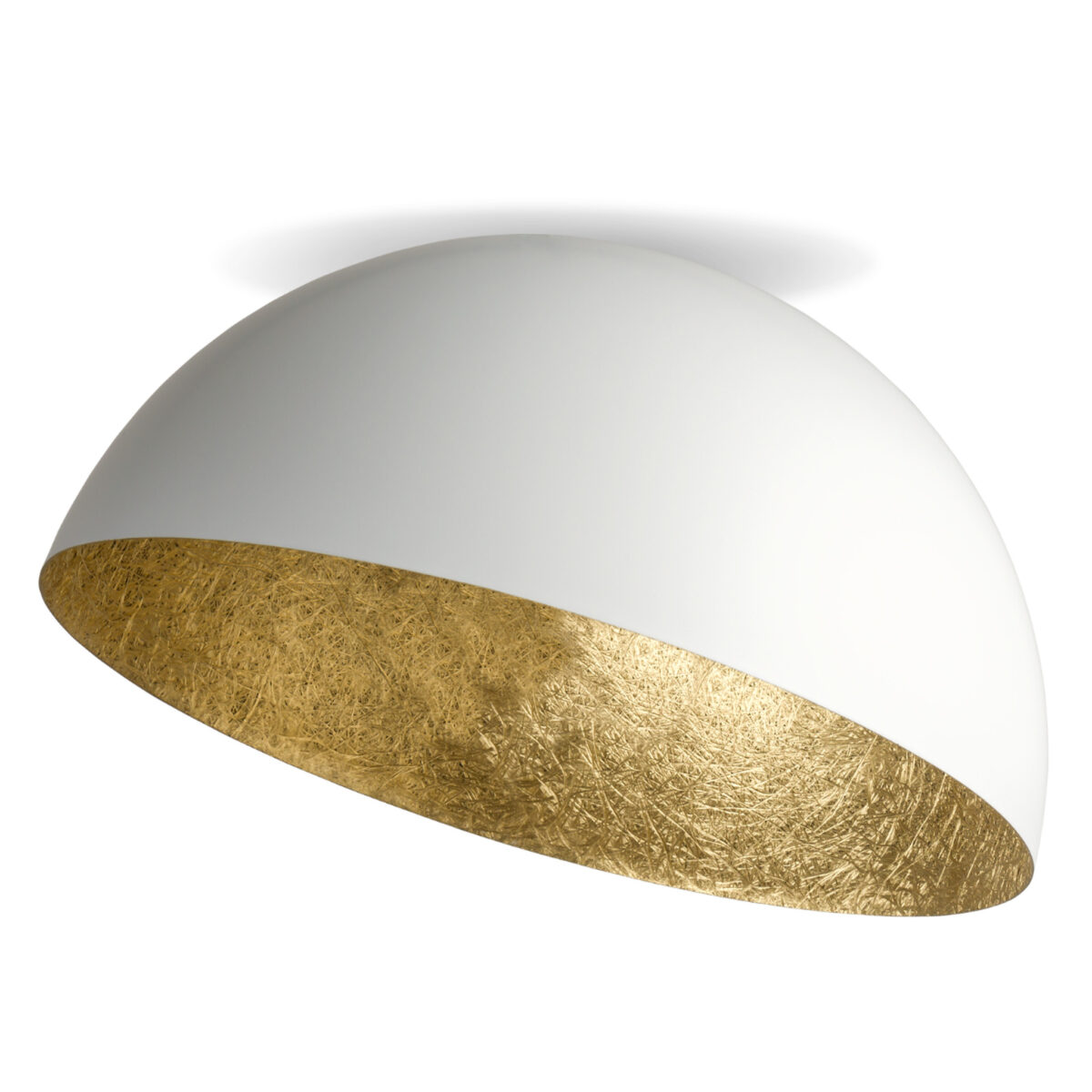 Plafon SFERA 35 biało-złoty