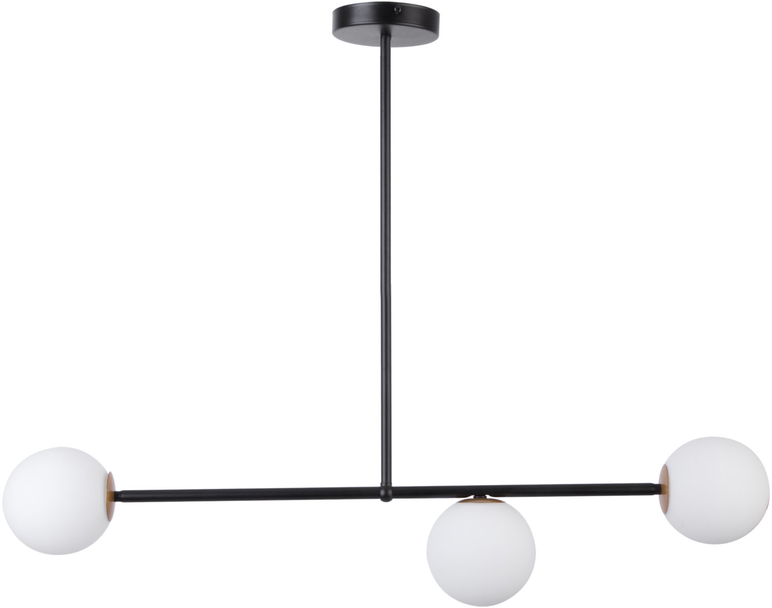 Lampa wisząca GAMA 3 biało-czarna Lampa wisząca GAMA 3 biało-czarna