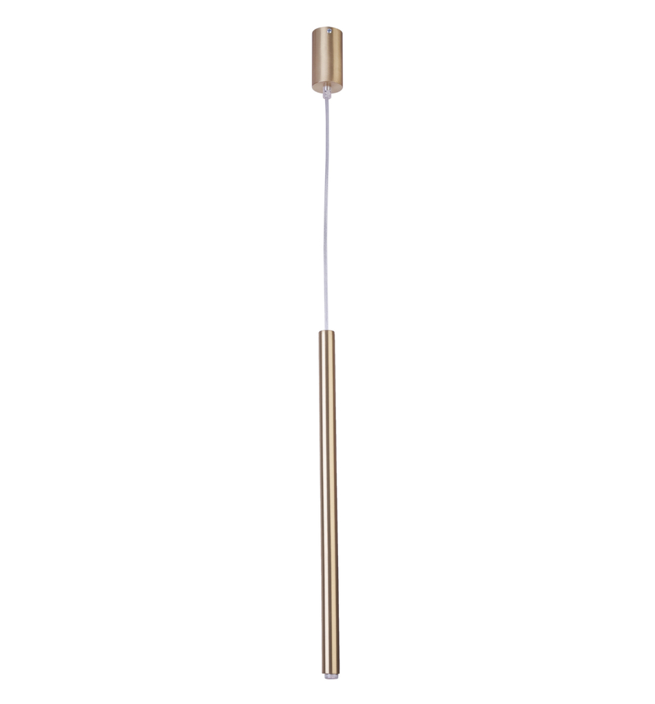 Lampa wisząca SOPEL 1 złota mosiądz