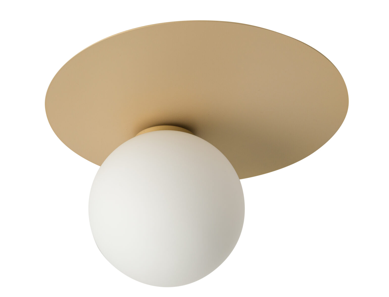Lampa sufitowa/plafon ARGON 1 okrągły biało-złoty Lampa sufitowa/plafon ARGON 1 okrągły biało-złoty