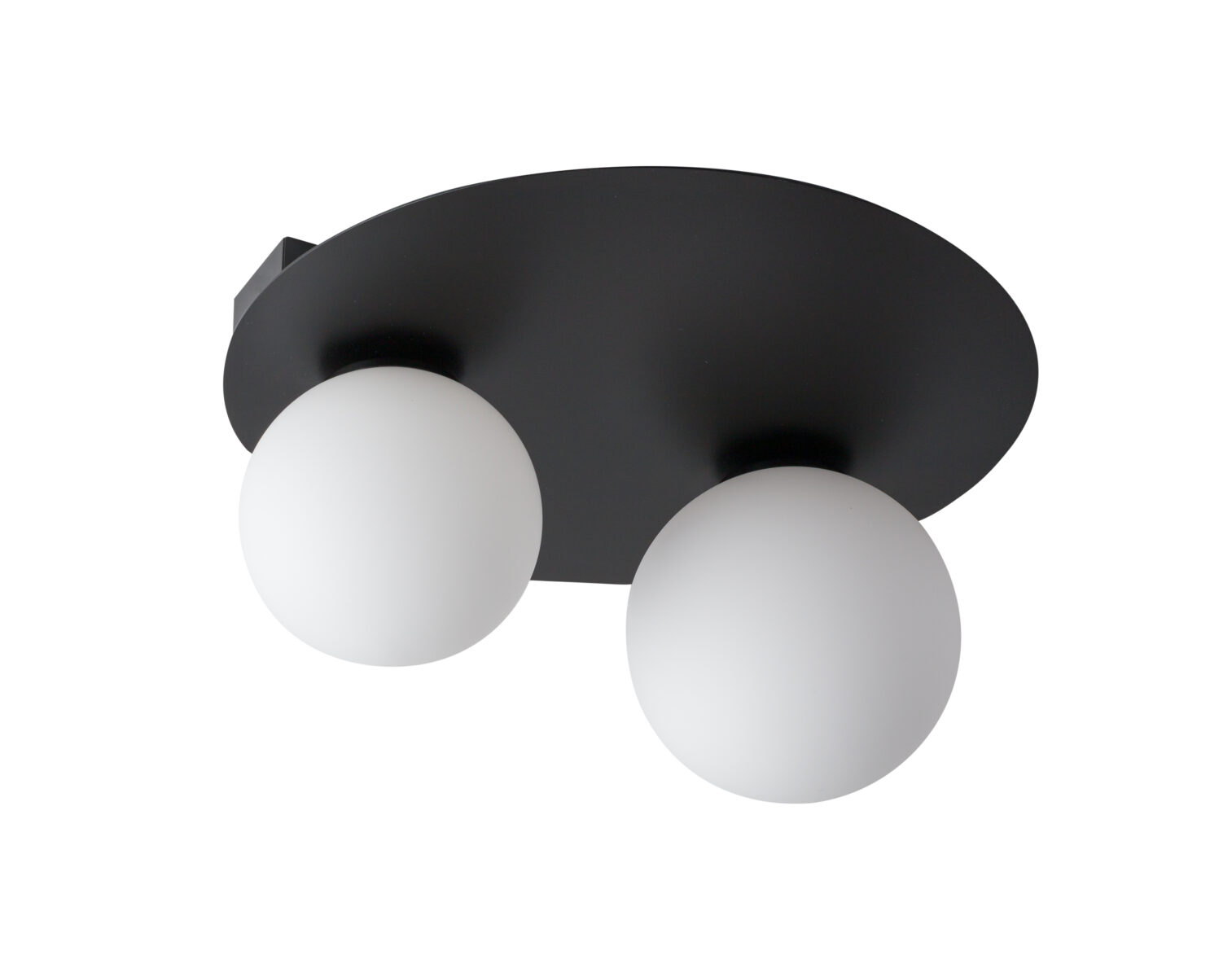 Lampa sufitowa/plafon ARGON 2 okrągły biało-czarny Lampa sufitowa/plafon ARGON 2 okrągły biało-czarny
