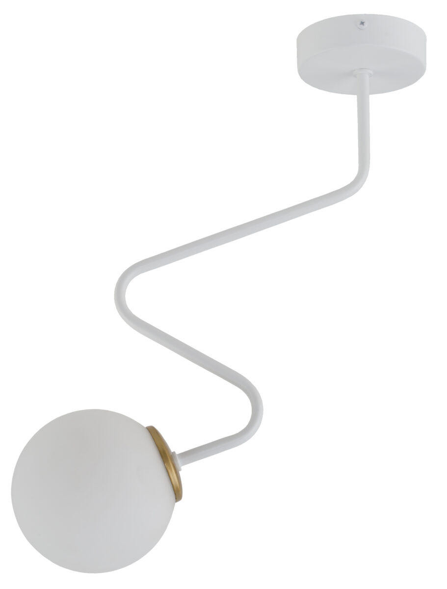 Lampa sufitowa ZIGZAG 1 biała Lampa sufitowa ZIGZAG 1 biała