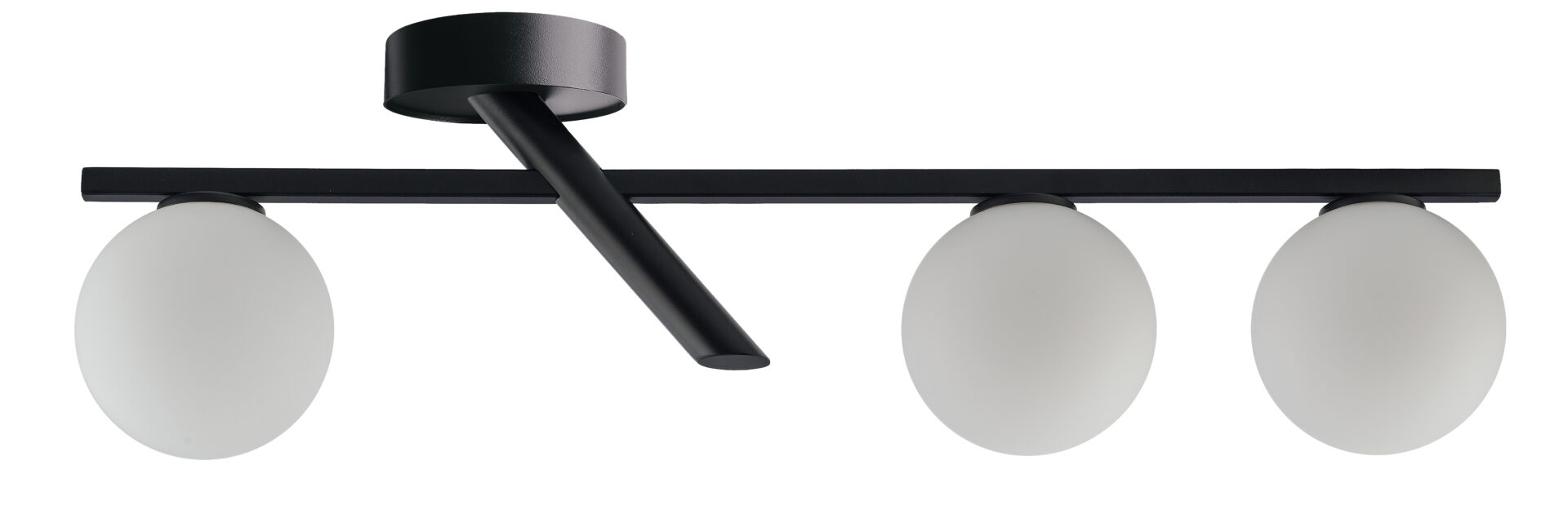 Lampa sufitowa ZOE 3 biało-czarna Lampa sufitowa ZOE 3 biało-czarna