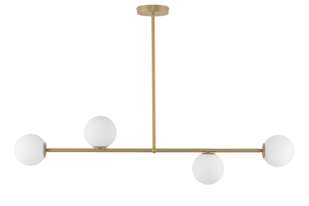Lampa wisząca GAMA 4 biało-złota