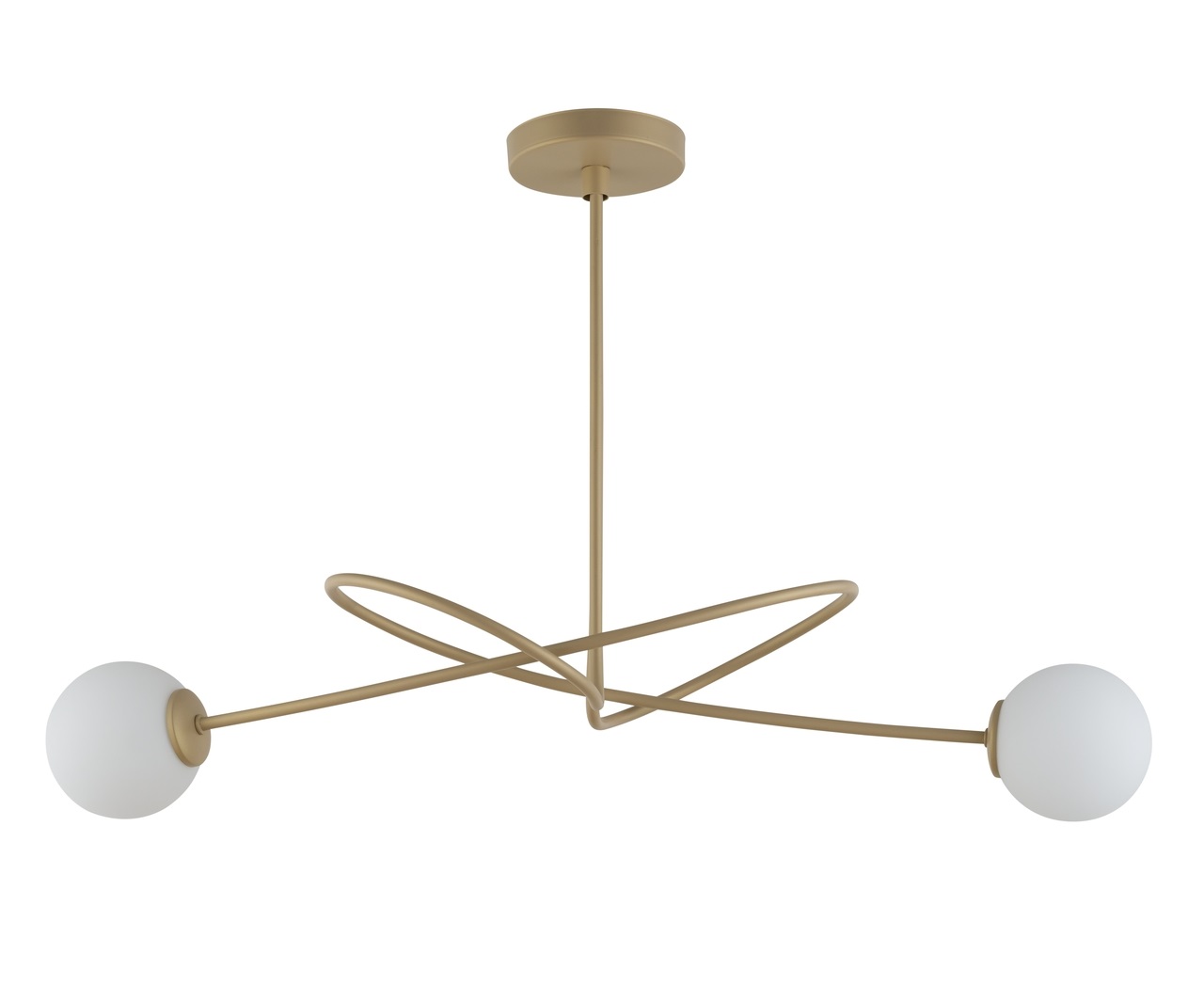 Lampa sufitowa VELVET 2 złota Lampa sufitowa VELVET 2 złota