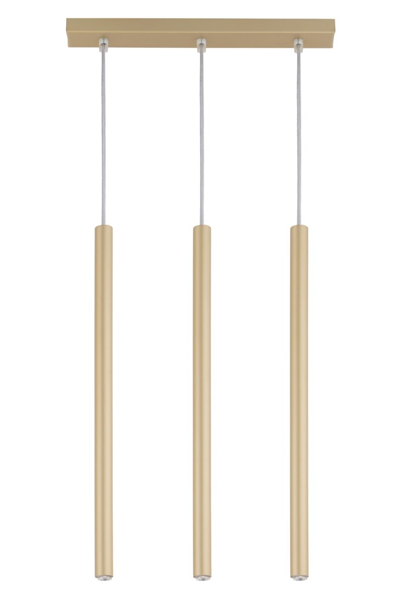 Lampa wisząca SOPEL 3 złota matowa
