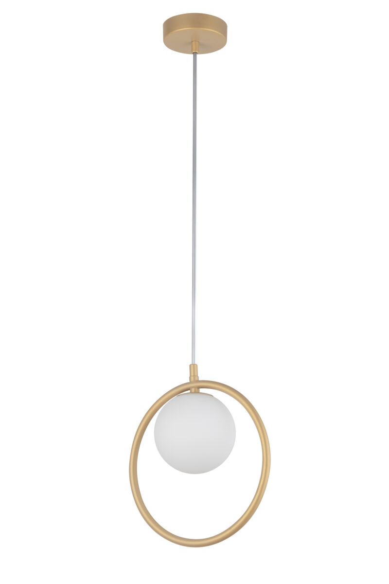 Lampa wisząca AQUA 1 biało-złota Lampa wisząca AQUA 1 biało-złota