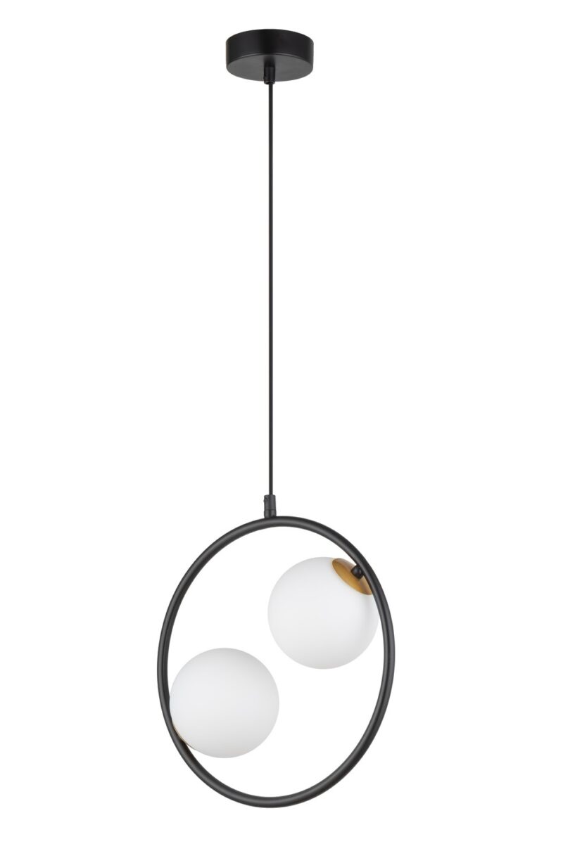 Lampa wisząca AQUA 2 biało-czarna Lampa wisząca AQUA 2 biało-czarna