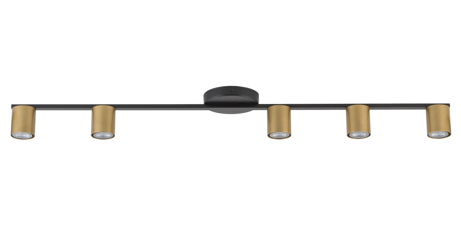 Lampa sufitowa/plafon SKY 5 czarno-złoty