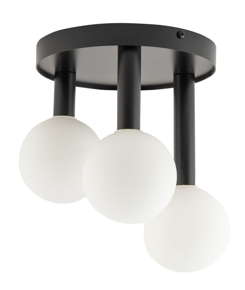 Lampa sufitowa/plafon PERLA 3 biało-czarny Lampa sufitowa/plafon PERLA 3 biało-czarny