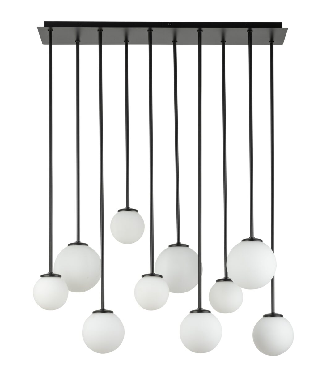 Lampa wisząca TULIA 10 biało-czarna
